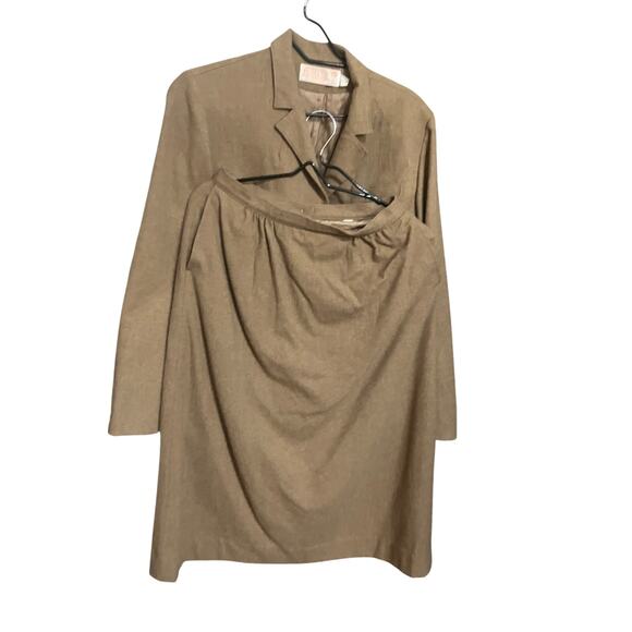 Pendleton Skirt Suit 10 Pure Virgin Wool Satin Lined VTG Portland Oregon USA 80s - Picture 4 of 16